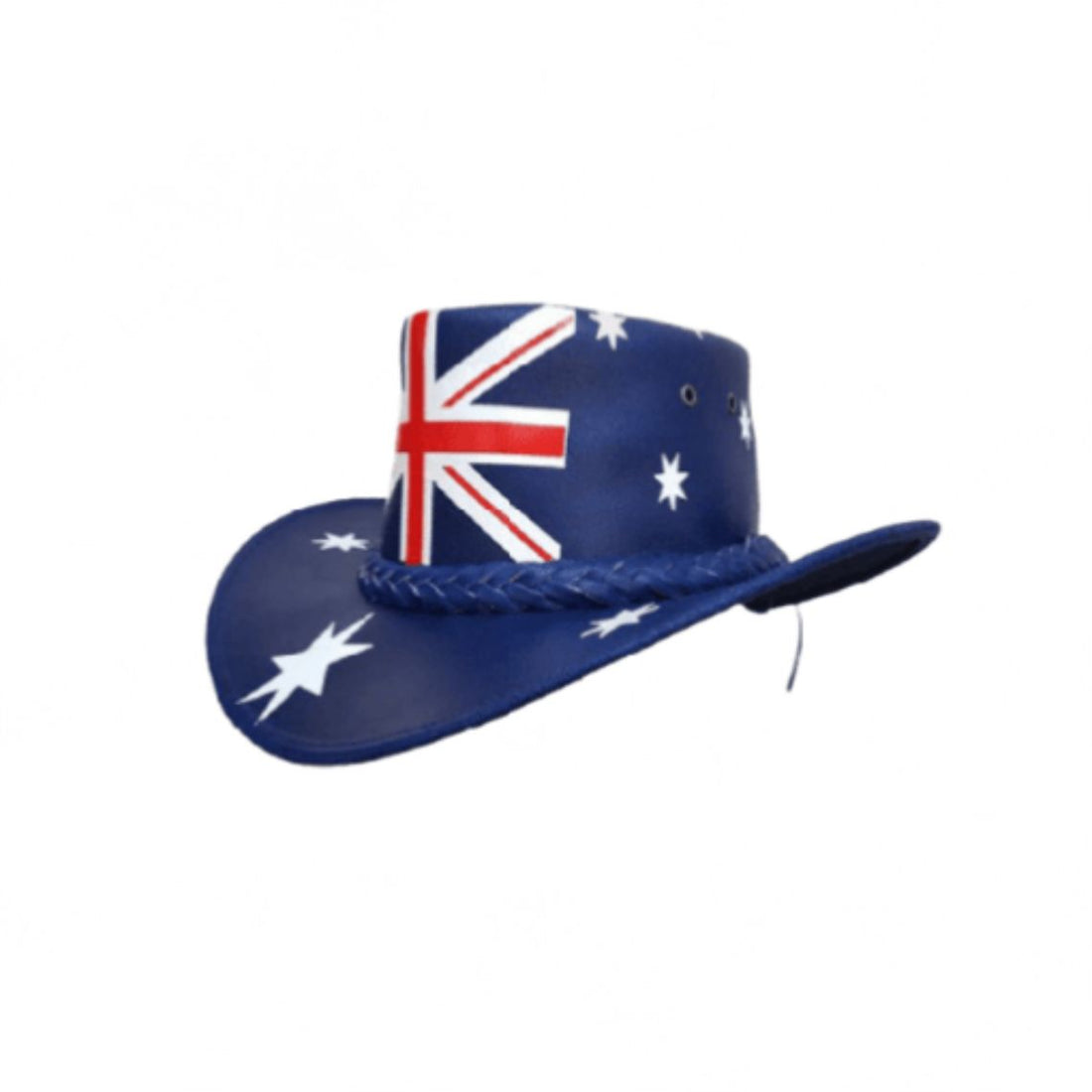Mens Australian Flag Western Cowboy Hat Front View