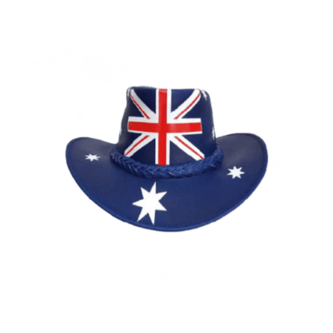 Mens Australian Flag Western Cowboy Hat Front View