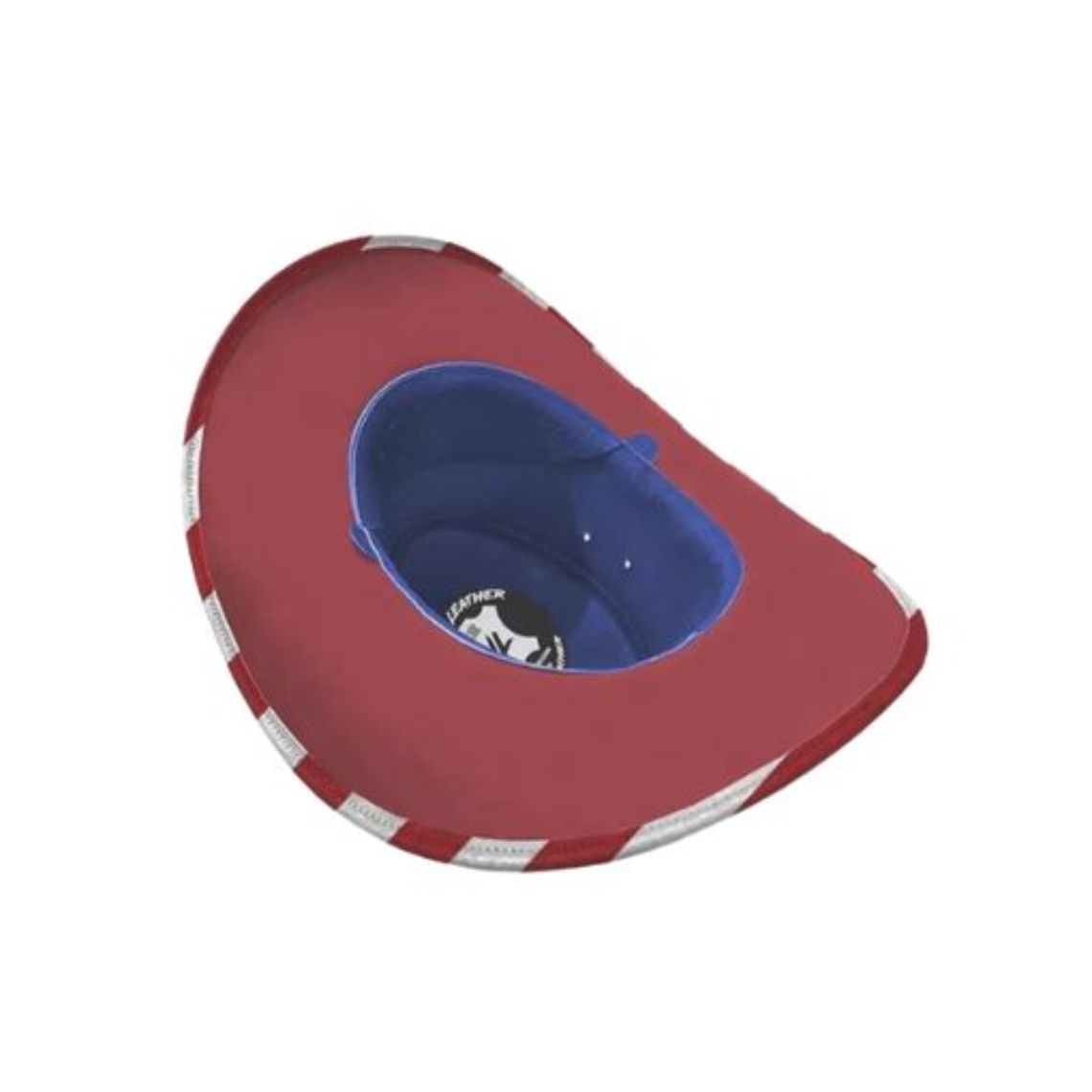 Genuine leather USA flag cowboy hat