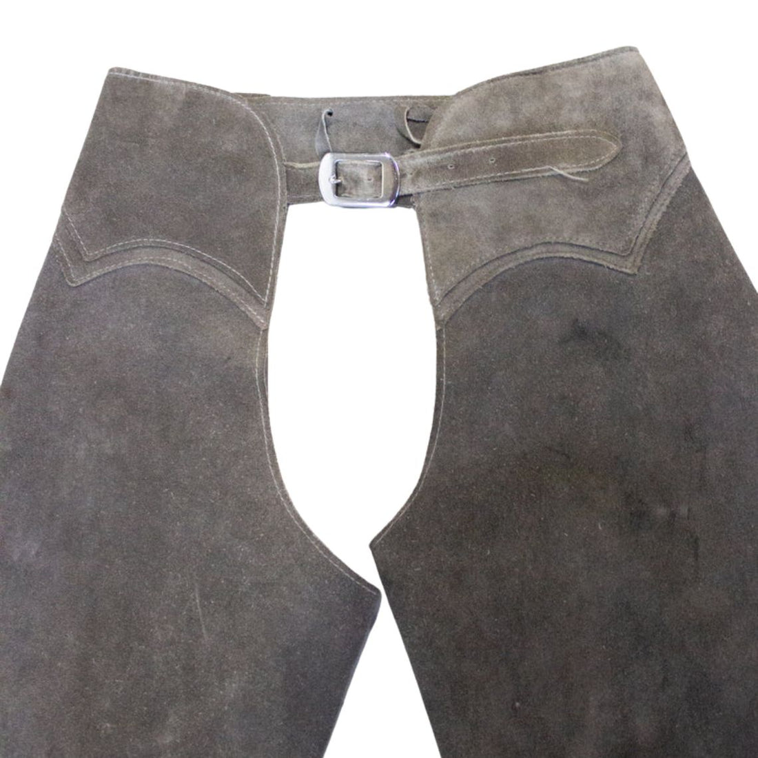 cowboy suede chaps gray full length design