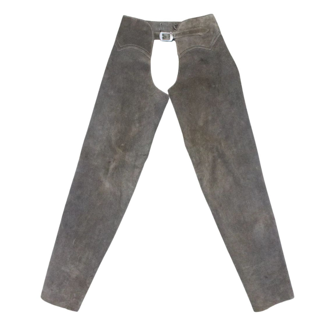 cowboy suede chaps gray full length design