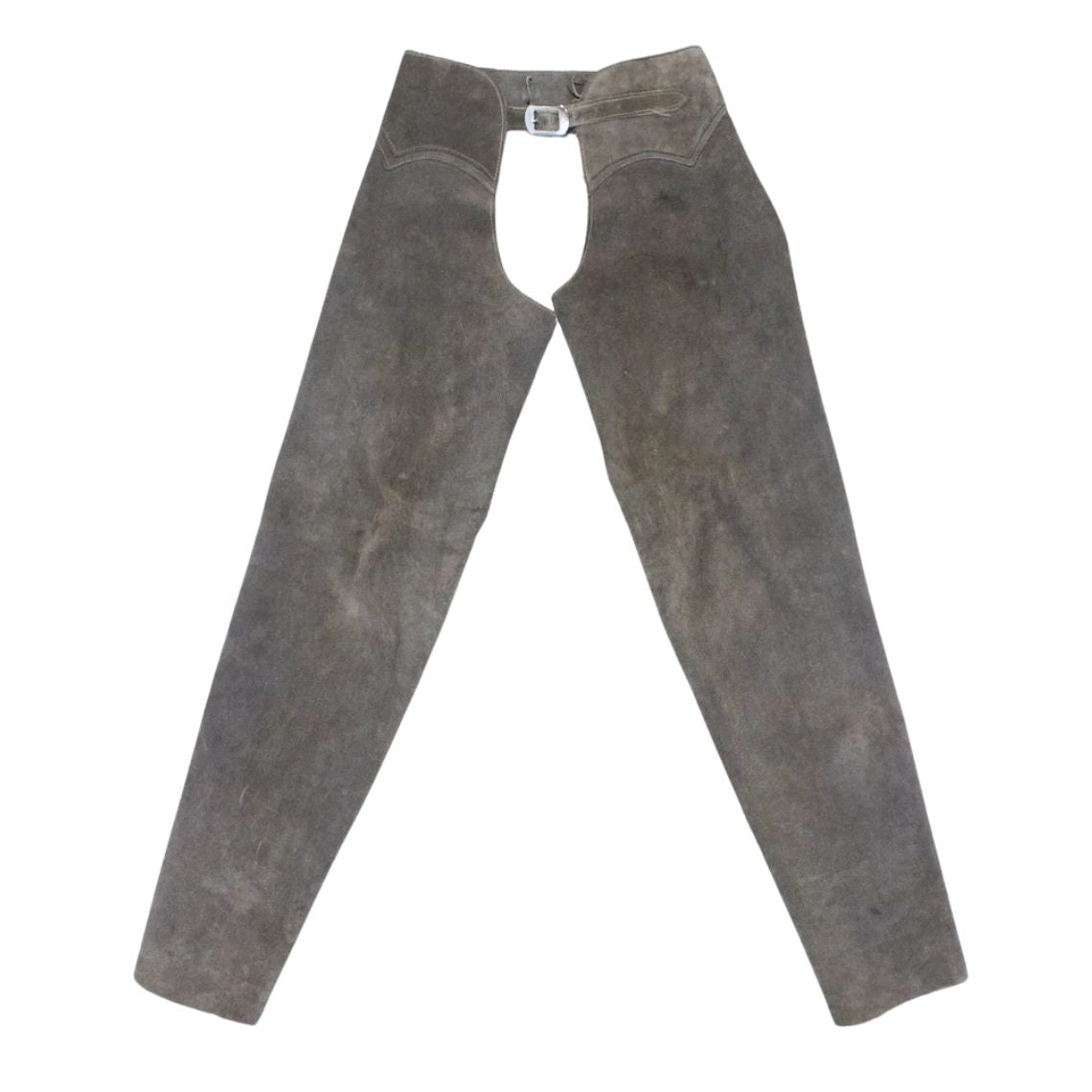 cowboy suede chaps gray full length design