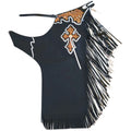 Full length mens western rodeo chaps with long fringe